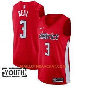 Maillot NBA Washington Wizards Bradley Beal 3 2018-19 Nike Rouge Swingman - Enfant